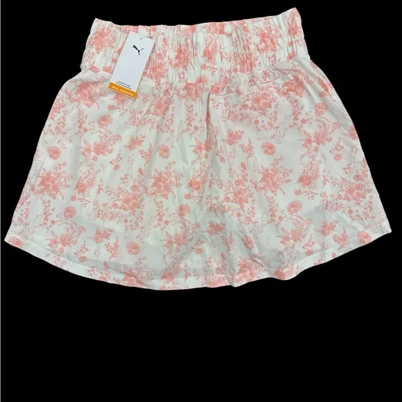 Puma Coral Toille Patterned Golf Skort NWT (Medium) - Picture 2 of 5
